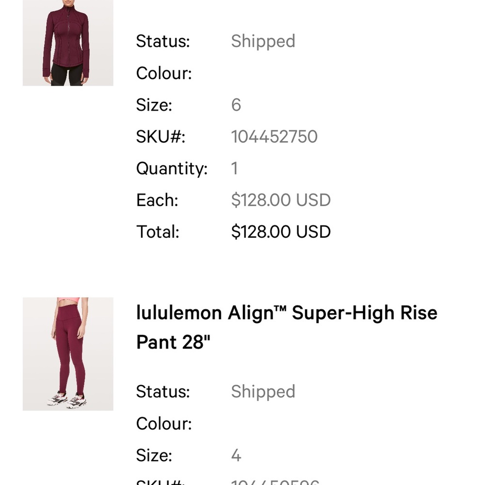 Lululemon align super high rise pant 28’ size 4